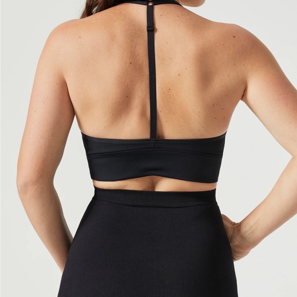 Black Adjustable Racerback Nursing Bra - Picture 11 of 14